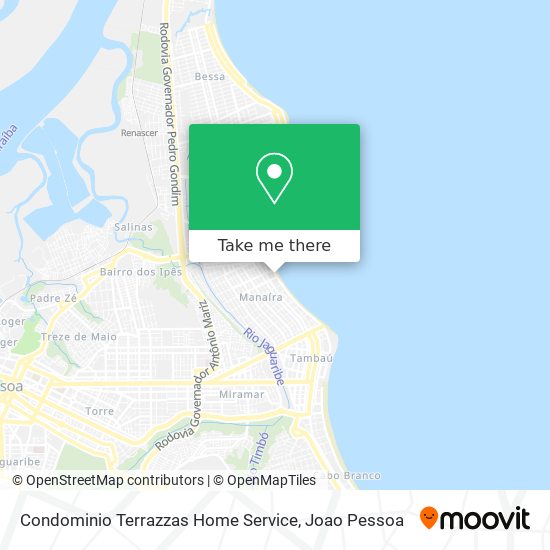 Condominio Terrazzas Home Service map