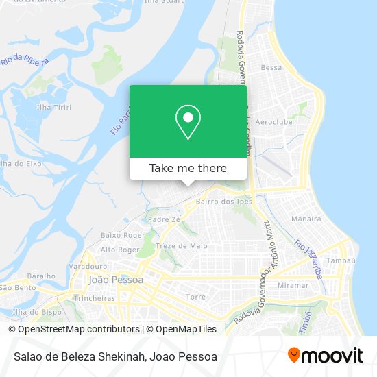 Salao de Beleza Shekinah map