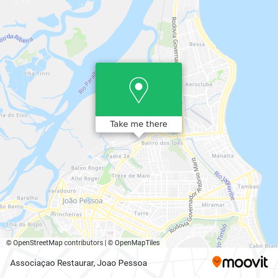 Associaçao Restaurar map
