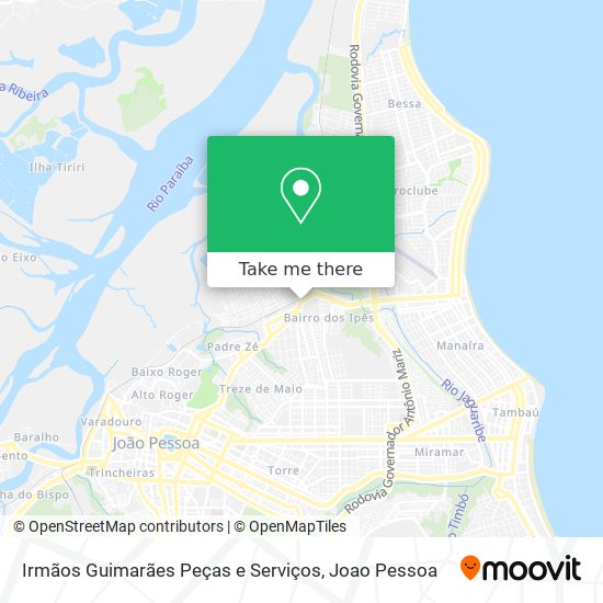 Irmãos Guimarães Peças e Serviços map