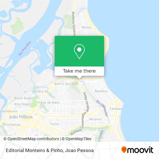 Editorial Monteiro & Pinho map