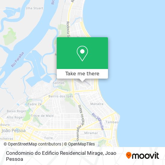Condominio do Edificio Residencial Mirage map
