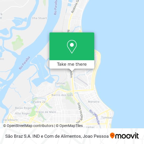 São Braz S.A. IND e Com de Alimentos map