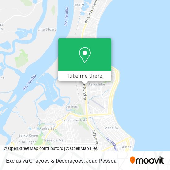 Exclusiva Criações & Decorações map