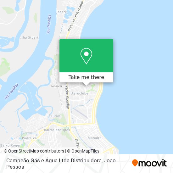 Campeão Gás e Água Ltda.Distribuidora map