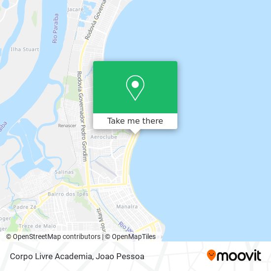 Corpo Livre Academia map