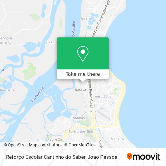 Reforço Escolar Cantinho do Saber map