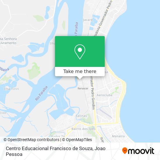 Centro Educacional Francisco de Souza map
