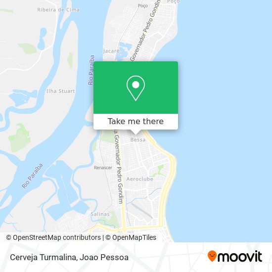 Cerveja Turmalina map