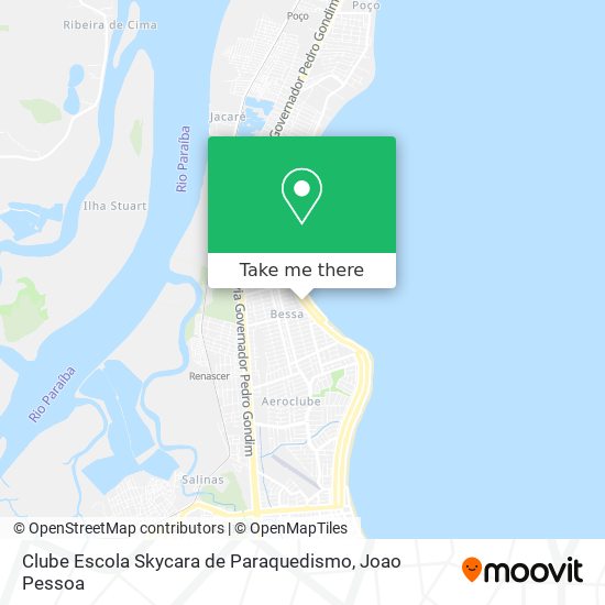 Clube Escola Skycara de Paraquedismo map