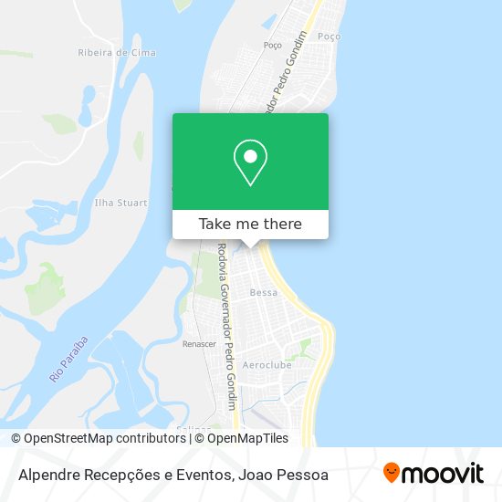 Alpendre Recepções e Eventos map