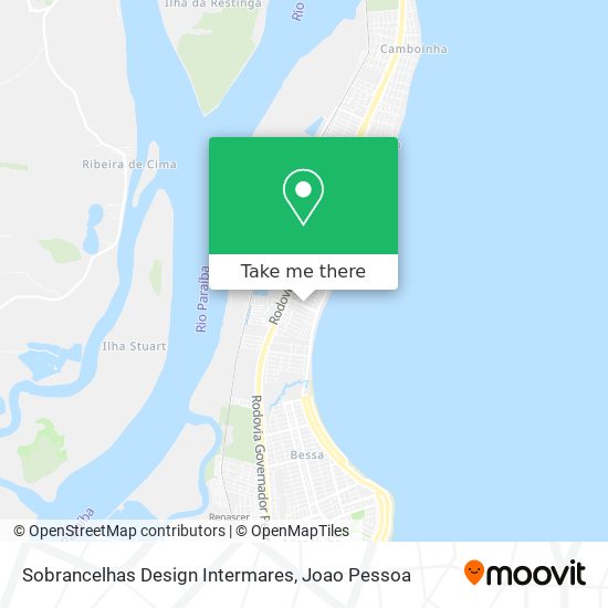 Sobrancelhas Design Intermares map