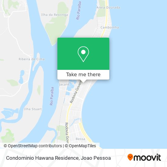 Condominio Hawana Residence map