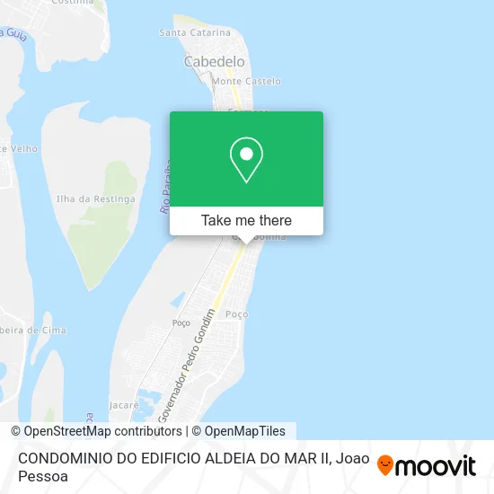 CONDOMINIO DO EDIFICIO ALDEIA DO MAR II map