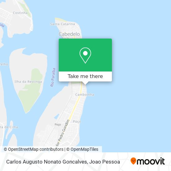 Carlos Augusto Nonato Goncalves map