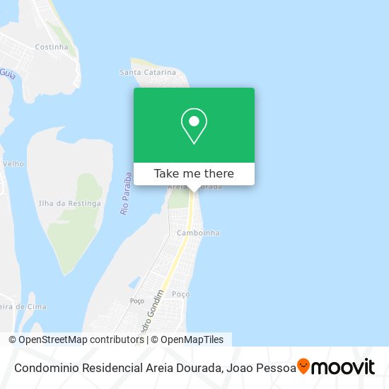 Condominio Residencial Areia Dourada map