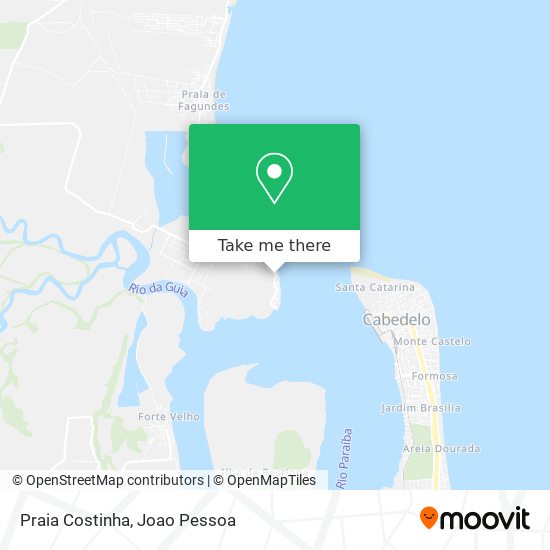 Praia Costinha map