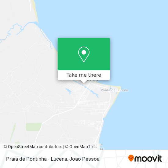 Praia de Pontinha - Lucena map