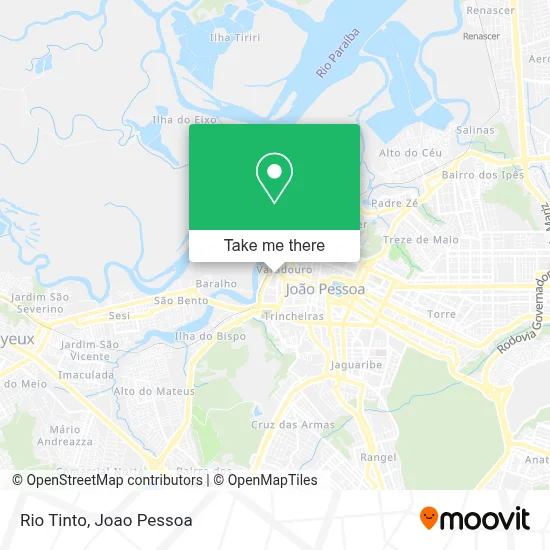 Rio Tinto map