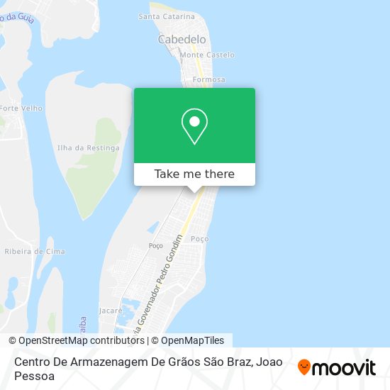 Centro De Armazenagem De Grãos São Braz map