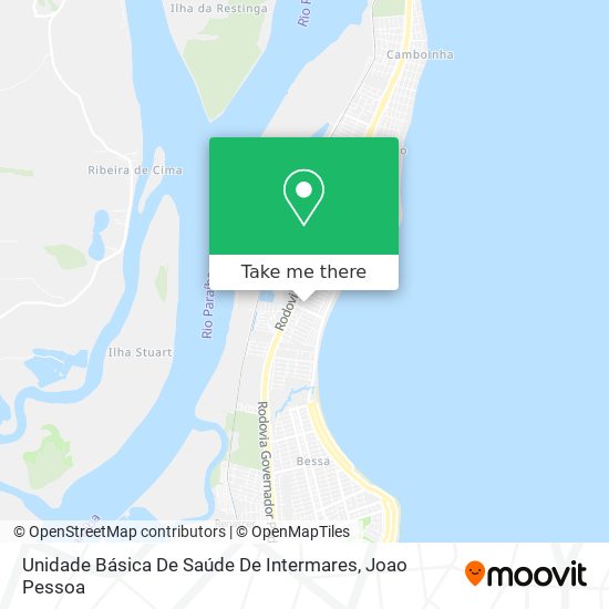 Unidade Básica De Saúde De Intermares map