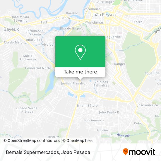 Mapa Bemais Supermercados