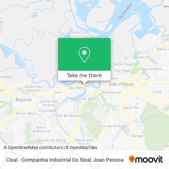 Cisal - Companhia Industrial Do Sisal map