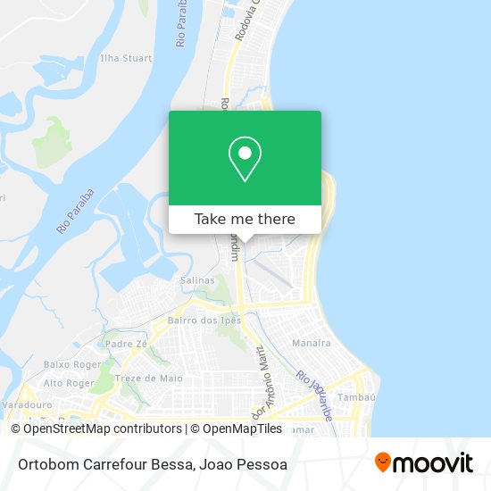 Ortobom Carrefour Bessa map