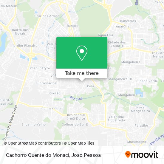 Cachorro Quente do Monaci map