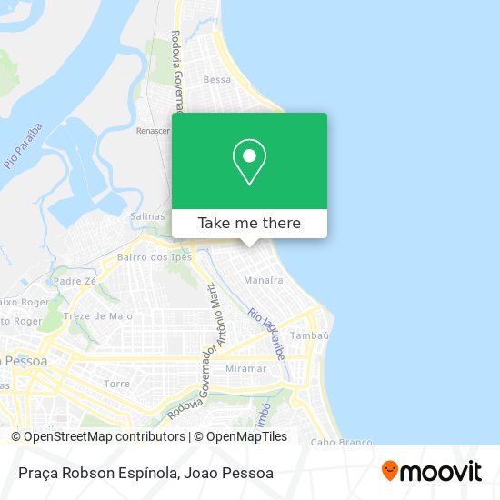 Praça Robson Espínola map
