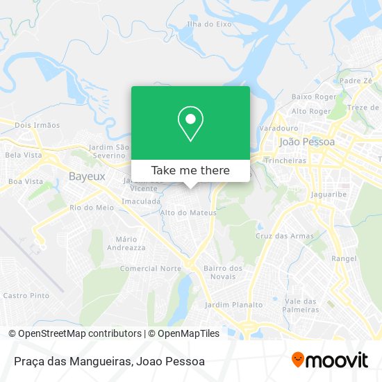 Praça  das Mangueiras map