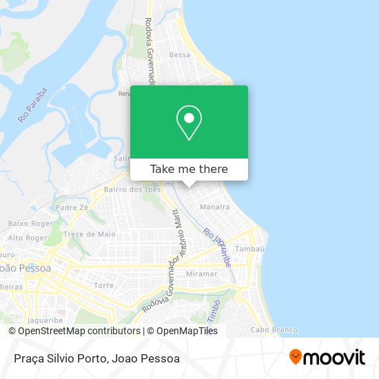 Praça Silvio Porto map