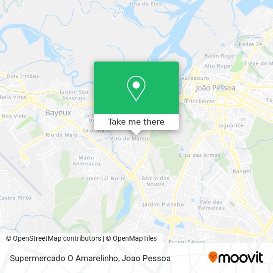 Supermercado O Amarelinho map