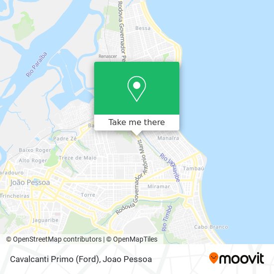 Cavalcanti Primo (Ford) map