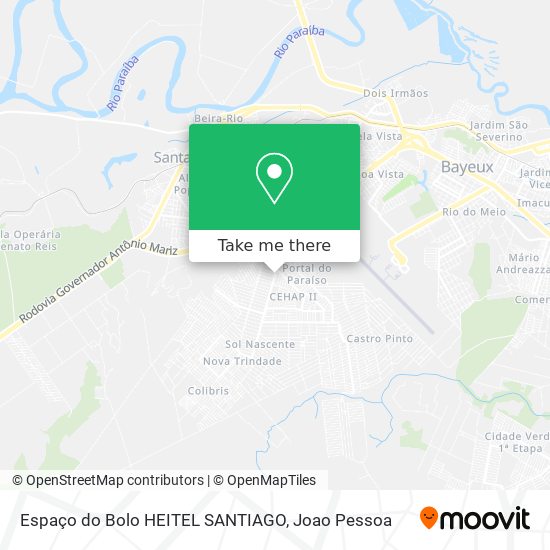 Espaço do Bolo HEITEL SANTIAGO map