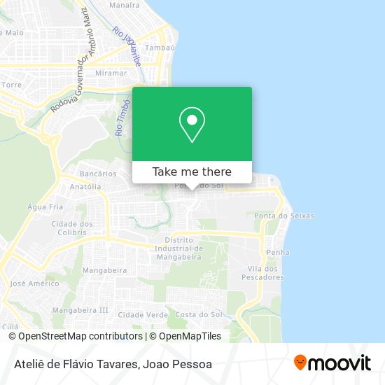 Ateliê de Flávio Tavares map