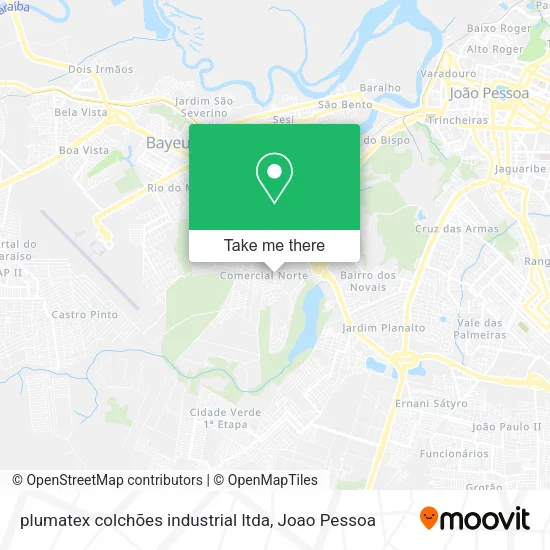 plumatex colchões industrial ltda map