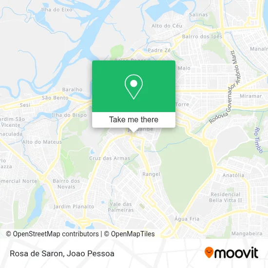Rosa de Saron map