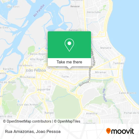 Rua Amazonas map