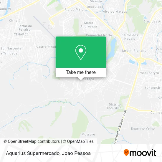 Aquarius Supermercado map