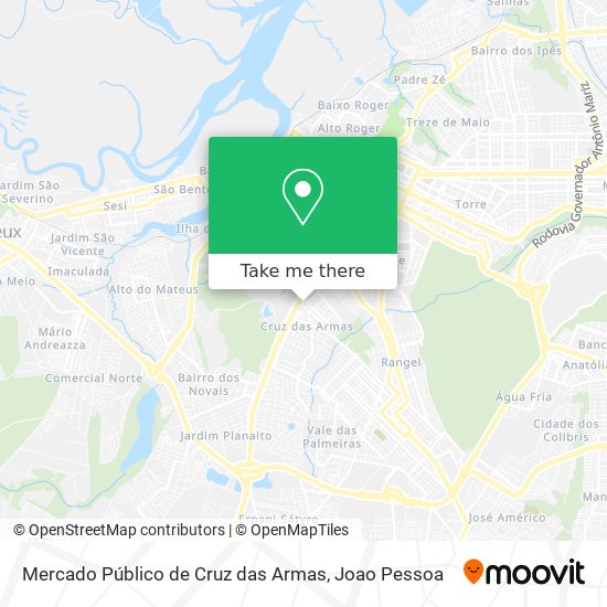 Mercado Público de Cruz das Armas map