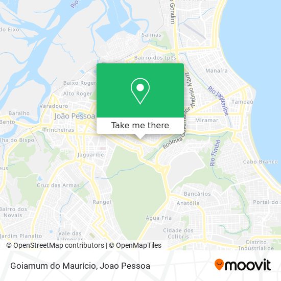 Goiamum do Maurício map