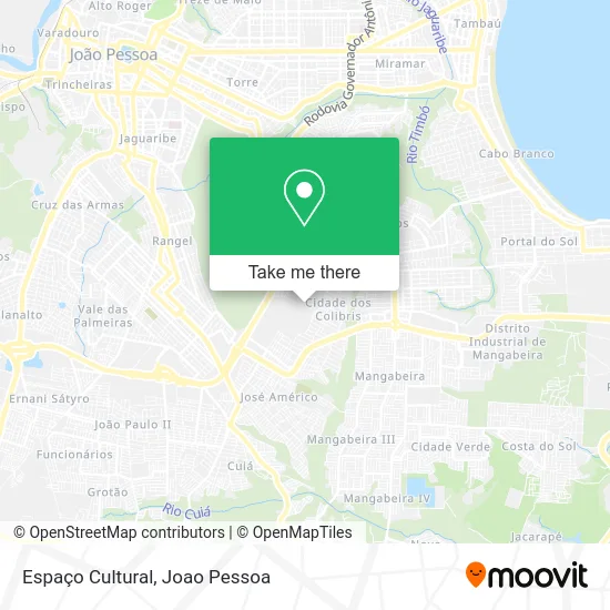 Espaço Cultural map