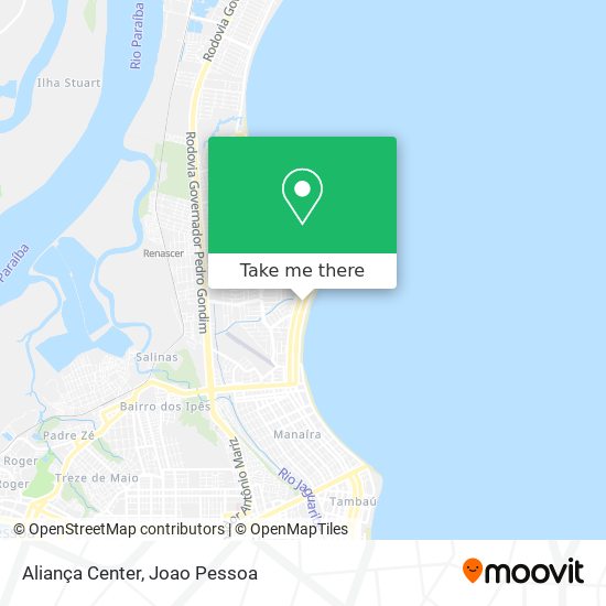 Aliança Center map