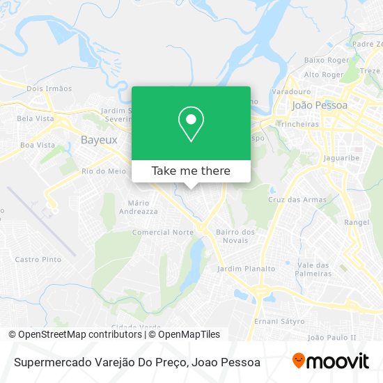 Supermercado Varejão Do Preço map