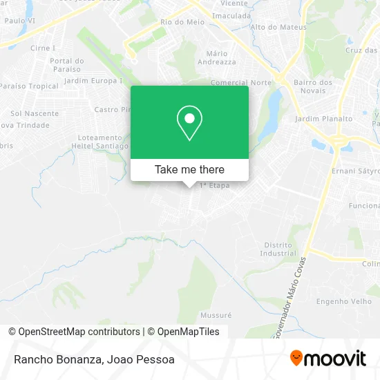Rancho Bonanza map