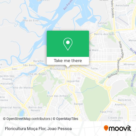 Floricultura Moça Flor map