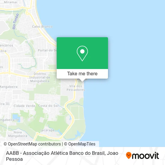 AABB - Associação Atlética Banco do Brasil map