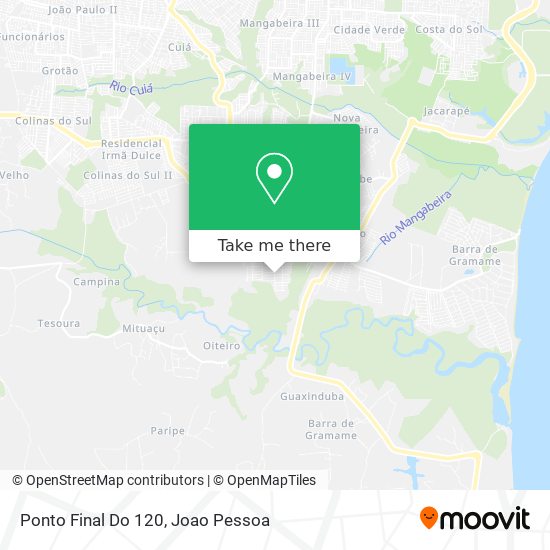 Ponto Final Do 120 map