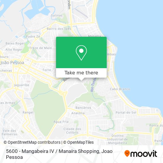 5600 - Mangabeira IV / Manaíra Shopping map
